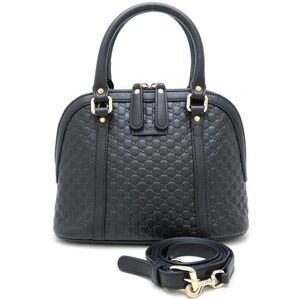 GUCCI Authentic Black Leather Bag